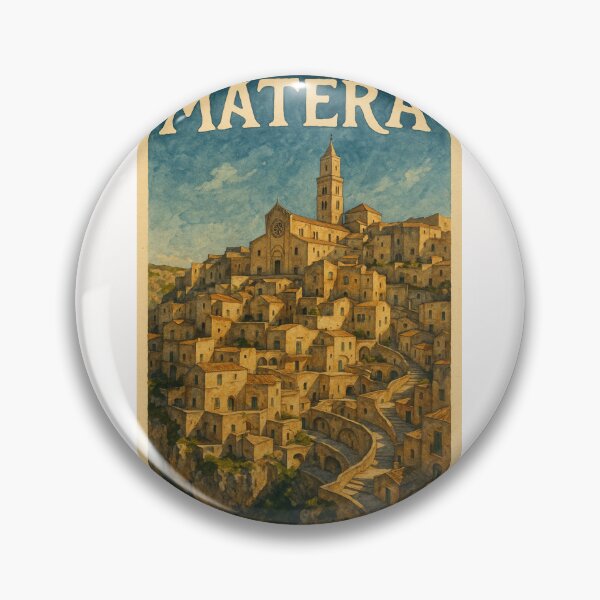 Item preview,  Matera Cathedral Above the Sassi di Matera designed and sold by Places On Earth.