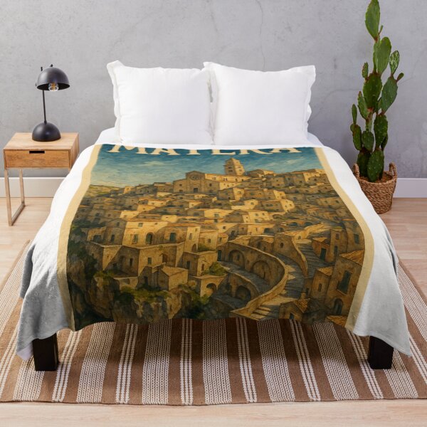 Item preview,  Matera Cathedral Above the Sassi di Matera designed and sold by Places On Earth.