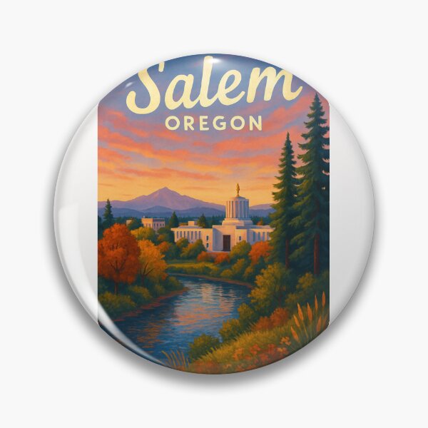 Item preview,  Oregon State Capitol at Sunset, Salem designed and sold by Places On Earth.
