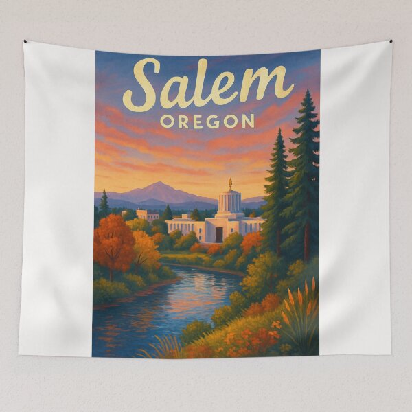 Item preview,  Oregon State Capitol at Sunset, Salem designed and sold by Places On Earth.