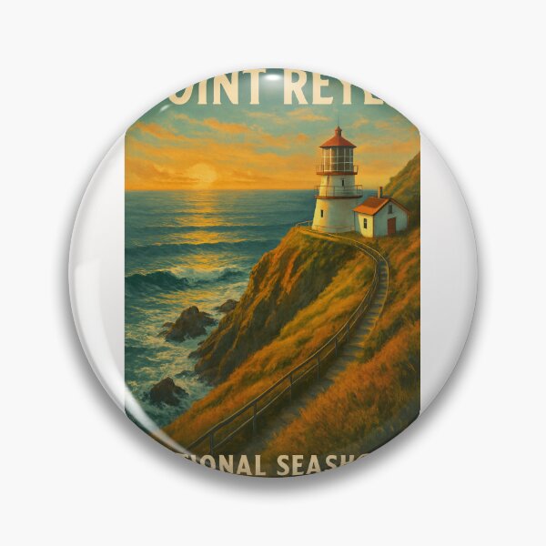 Item preview,  Sunset at Point Reyes Lighthouse, California designed and sold by Places On Earth.