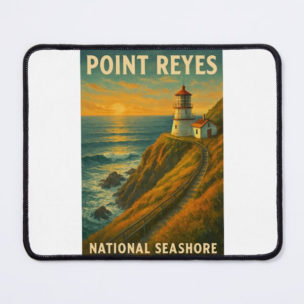 Item preview,  Sunset at Point Reyes Lighthouse, California designed and sold by Places On Earth.