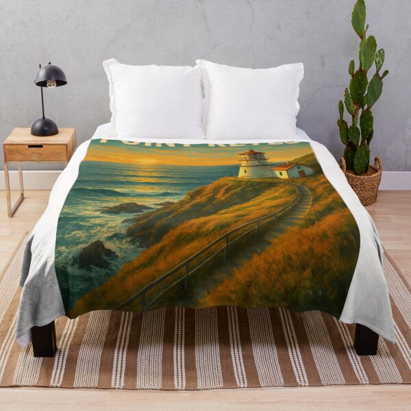 Item preview, Sunset at Point Reyes Lighthouse, California designed and sold by Places On Earth.
