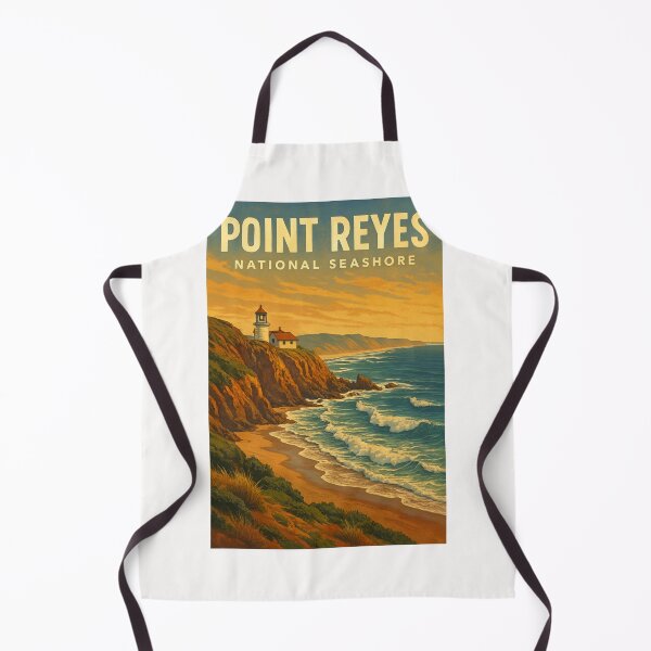 Item preview, Coastal Cliffs and Lighthouse, Point Reyes designed and sold by Places On Earth.