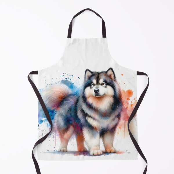 Item preview, Alaskan Malamuten dog in watercolor designed and sold by paulrommer.