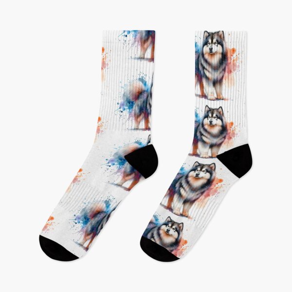 Item preview, Alaskan Malamuten dog in watercolor designed and sold by paulrommer.