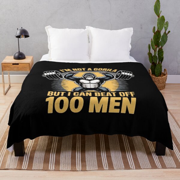 Item preview, I'm Not A Gorilla But I Can Beat Off A 100 Men Gym designed and sold by BHMARTS.