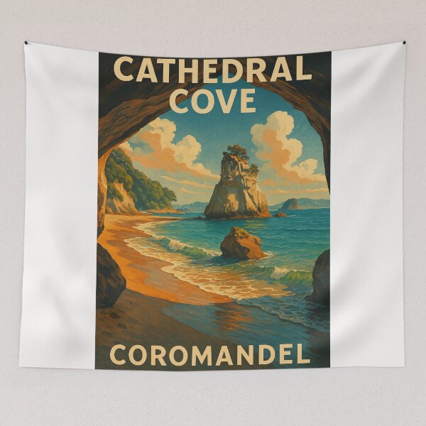 Item preview,  Cathedral Cove Arch, Te Whanganui-A-Hei, Coromandel designed and sold by Places On Earth.