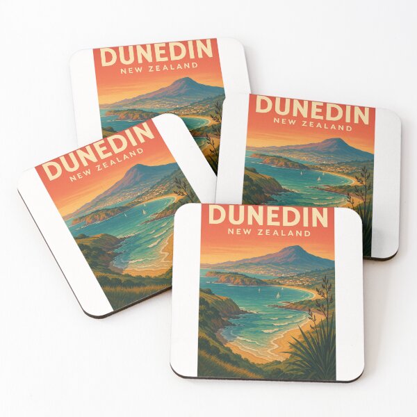 Item preview,  Coastal Sunset Over Dunedin, Otago Peninsula designed and sold by Places On Earth.