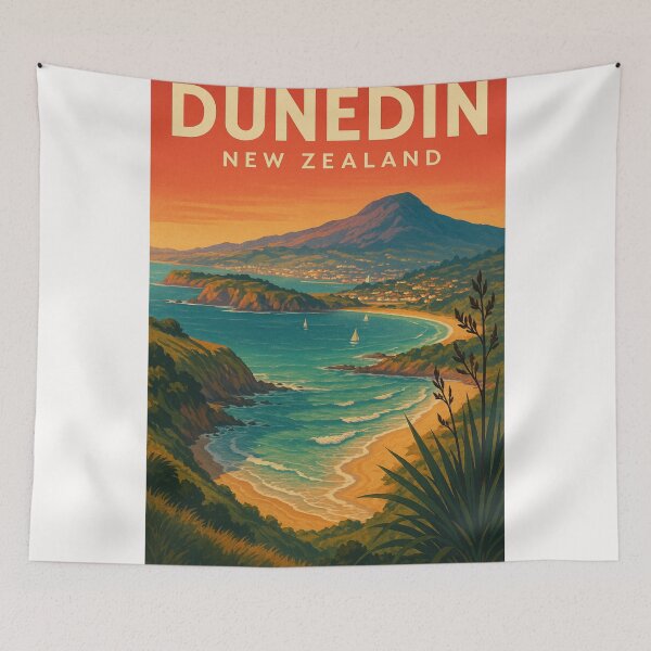 Item preview,  Coastal Sunset Over Dunedin, Otago Peninsula designed and sold by Places On Earth.