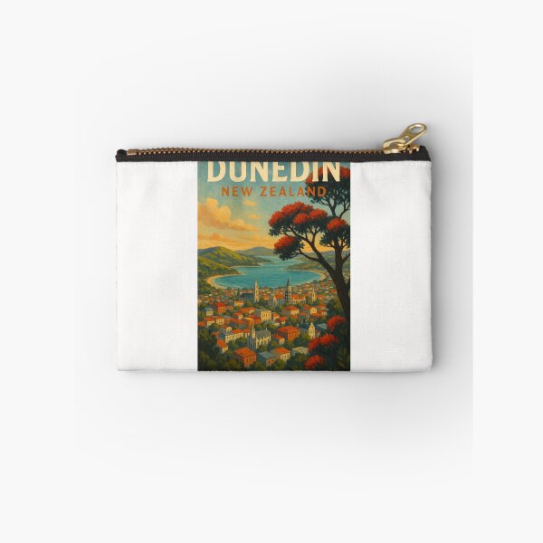 Item preview,  Cityscape of Dunedin and Otago Harbour designed and sold by Places On Earth.