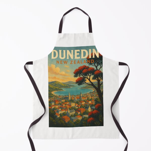 Item preview,  Cityscape of Dunedin and Otago Harbour designed and sold by Places On Earth.