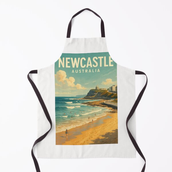 Item preview, Newcastle Beach and Ocean Baths, New South Wales designed and sold by Places On Earth.