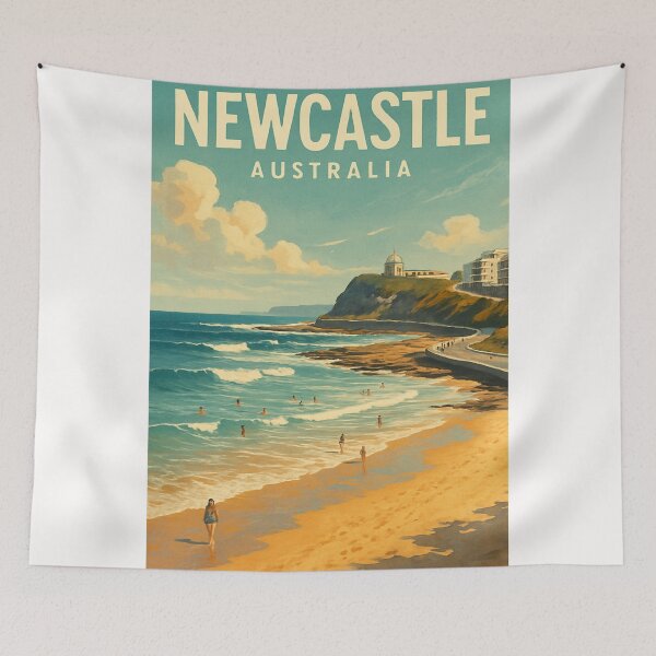 Item preview,  Newcastle Beach and Ocean Baths, New South Wales designed and sold by Places On Earth.
