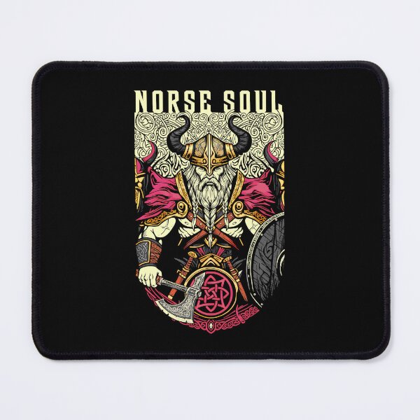 Item preview, Viking Warrior Norse Soul Vintage Nordic Axe Shield designed and sold by GrandeDuc.