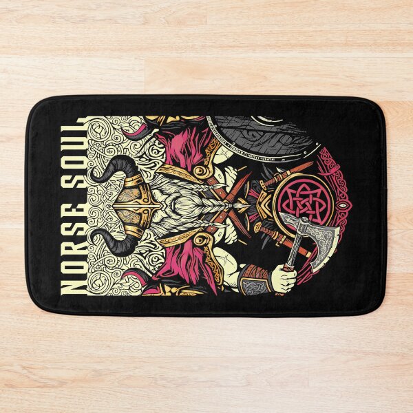 Item preview, Viking Warrior Norse Soul Vintage Nordic Axe Shield designed and sold by GrandeDuc.