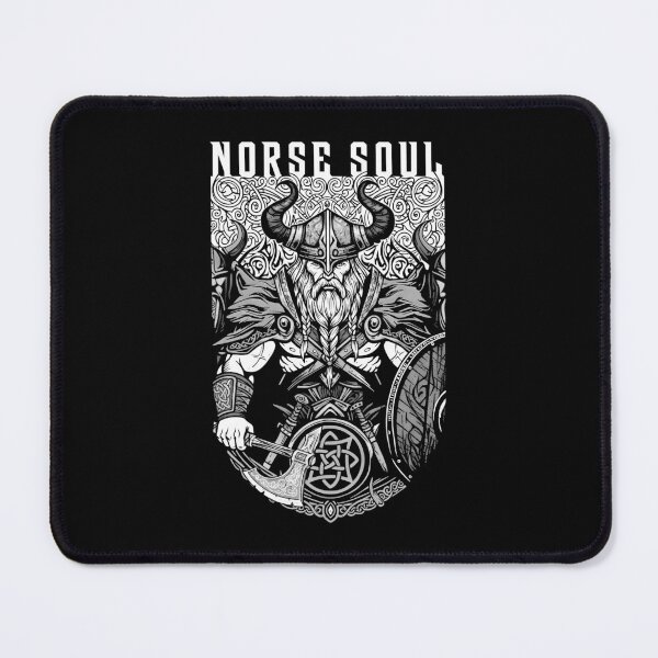 Item preview, Viking Warrior Norse Soul Vintage Nordic Axe Shield designed and sold by GrandeDuc.