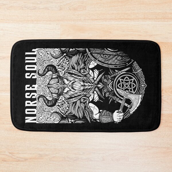 Item preview, Viking Warrior Norse Soul Vintage Nordic Axe Shield designed and sold by GrandeDuc.