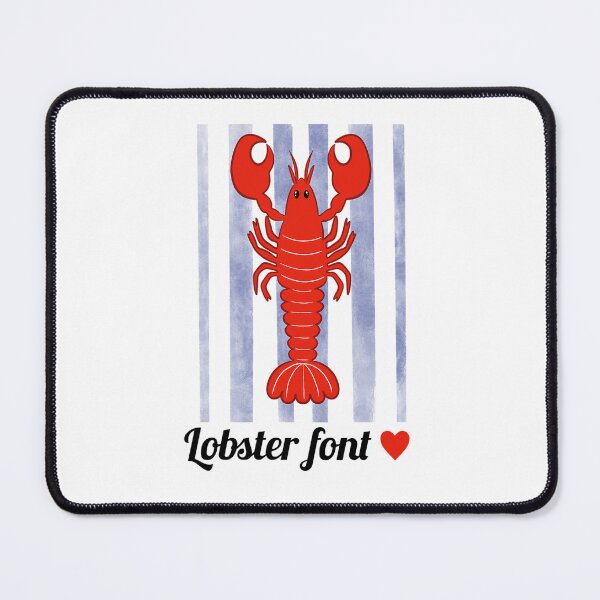 Item preview, Lobster Font Heart designed and sold by GaryMcinturff.