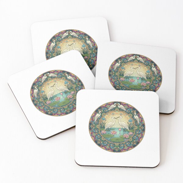Item preview, Heron in the lotus pond designed and sold by PP&RAINBOW SHOP.