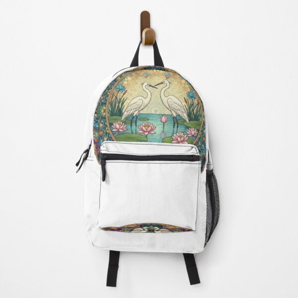 Item preview, Heron in the lotus pond designed and sold by PP&RAINBOW SHOP.