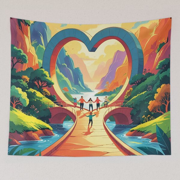 Item preview, The Bridge Where All Hearts Meet 13 designed and sold by Tom-Johnson.