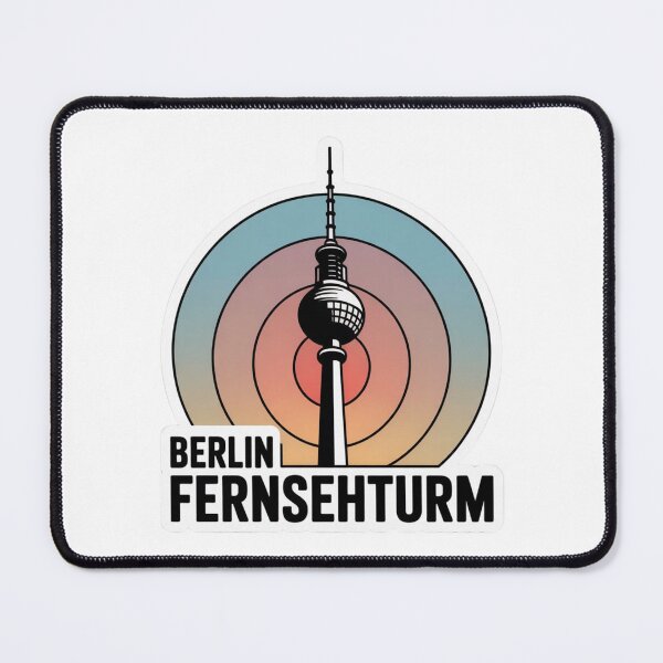 Item preview, DDR Fernsehturm Orbit – Retro East Berlin Sticker designed and sold by Timeless Design.
