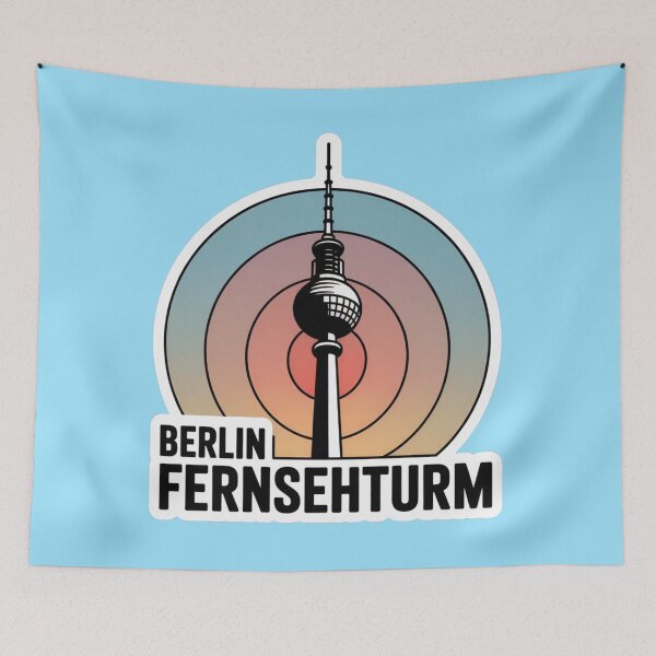Item preview, DDR Fernsehturm Orbit – Retro East Berlin Sticker designed and sold by Timeless Design.