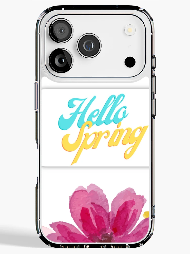 Thumbnail 1 of 5, iPhone Case, Hello Spring designed and sold by ChavArte.
