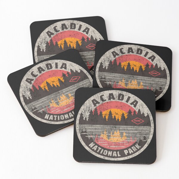 Item preview, Vintage Acadia National Park Maine Camping Hiking designed and sold by Vlashilo.
