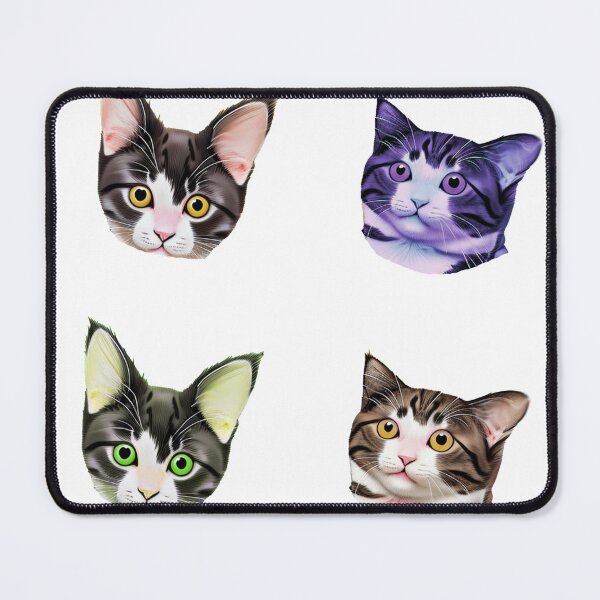 Item preview, 4 cats sticker pack for cat lovers 3 designed and sold by JashJhaveri.