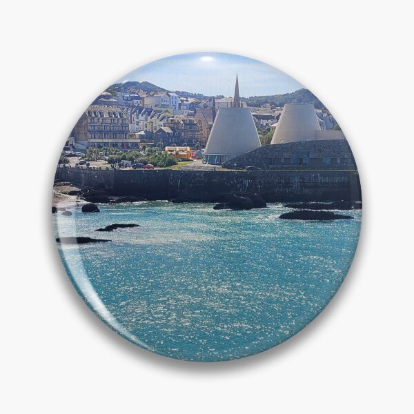 Item preview, View of the Landmark theatre off Wildersmouth beach - Ilfracombe, North Devon designed and sold by Love where you live.