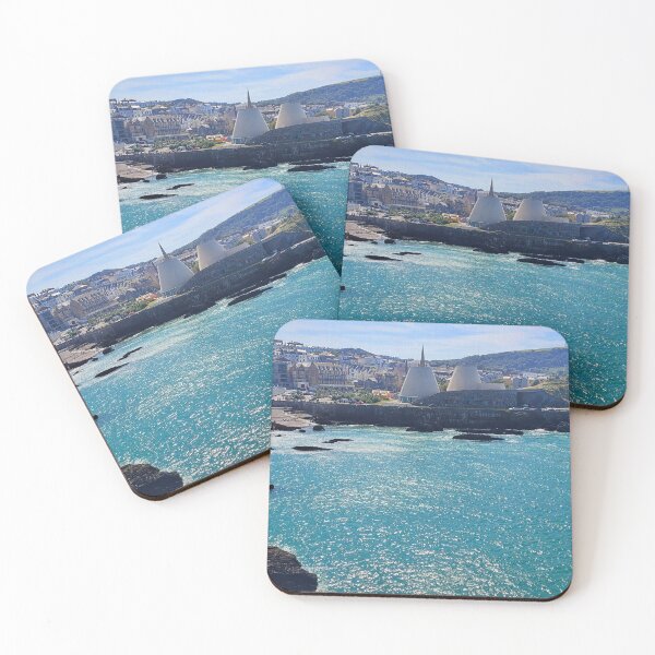 Item preview, View of the Landmark theatre off Wildersmouth beach - Ilfracombe, North Devon designed and sold by Love where you live.