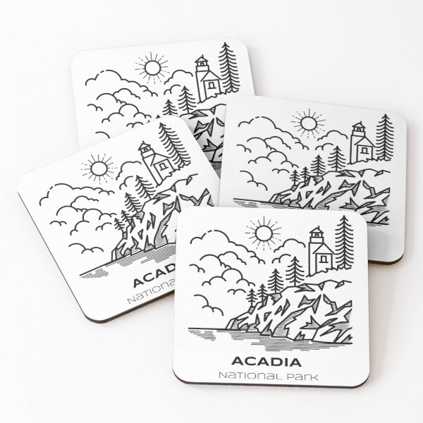 Item preview, Vintage Acadia National Park Hike designed and sold by Vlashilo.