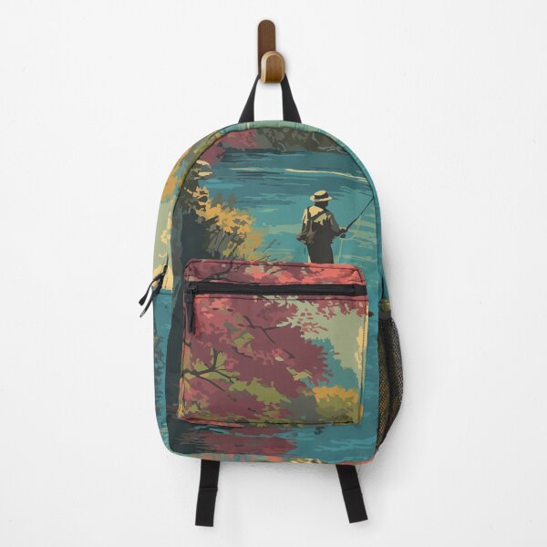 Item preview, Arlington Vermont Vintage Travel Art | Battenkill River Fly Fishing designed and sold by TuncGK.