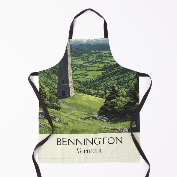 Artikelvorschau, Bennington Vermont Vintage Reisekunst | Historisches Schlachtdenkmal entworfen und verkauft von TuncGK.