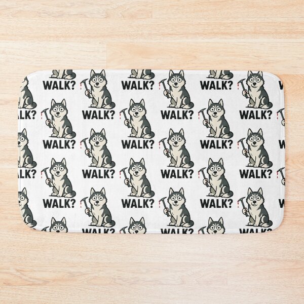 Item preview, Siberian Husky Cartoon Dark Humor Design designed and sold by Flying Doggo.