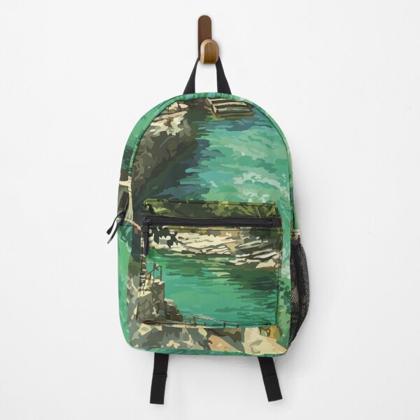 Item preview, Dorset Vermont Retro Travel Art | Historic Marble Quarry Swimming designed and sold by TuncGK.