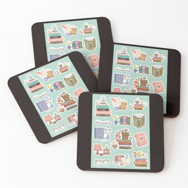 Item preview, Watercolor Bookworm designed and sold by Sweetvoilet.