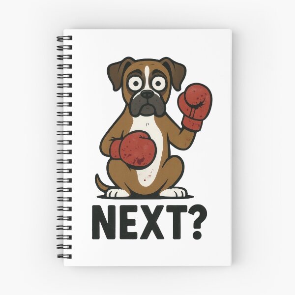 Item preview, Boxer Dog Dark Comedy Cartoon Artwork designed and sold by Flying Doggo.