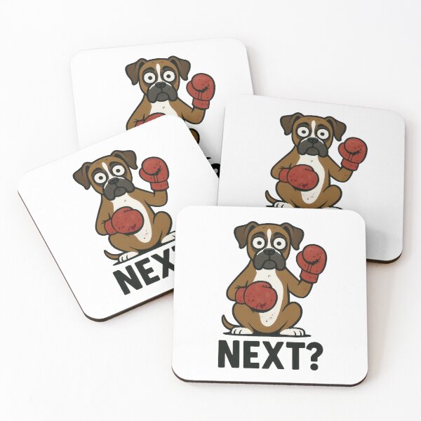 Item preview, Boxer Dog Dark Comedy Cartoon Artwork designed and sold by Flying Doggo.