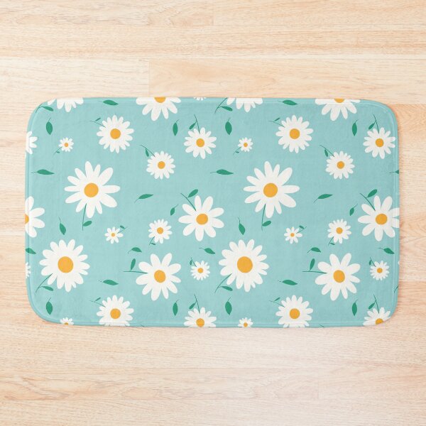 Item preview, Daisies on Blue designed and sold by Anna Penn.