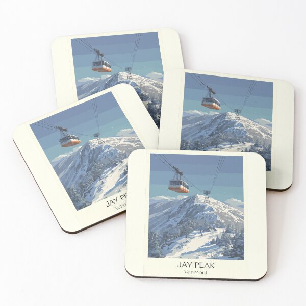 Item preview, Jay Peak Vermont Vintage Travel Art | Northeast Kingdom Ski Resort designed and sold by TuncGK.