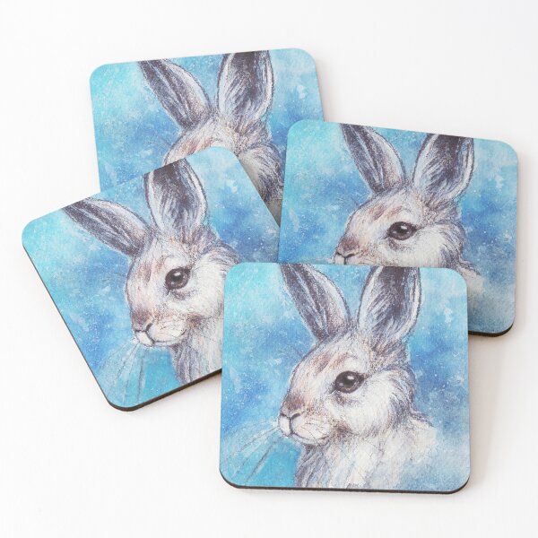 Item preview, Snow Hare designed and sold by Laura Cavus Illustrations.