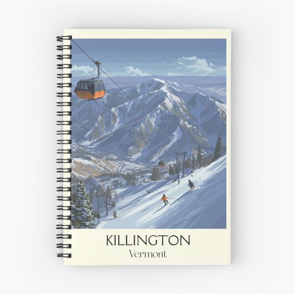 Artikelvorschau, Killington Vermont Retro Reisekunst | "Beast of the East" Ski-Design entworfen und verkauft von TuncGK.