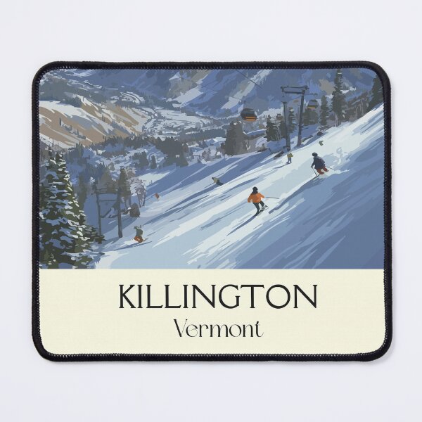 Item preview, Killington Vermont Retro Travel Art | "Beast of the East" Ski Design designed and sold by TuncGK.