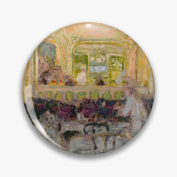Item preview, Café Wepler, c. 1908–10, reworked in 1912. Edouard Vuillard (French, 1868–1940). Oil on fabric designed and sold by Vintage Designs +.