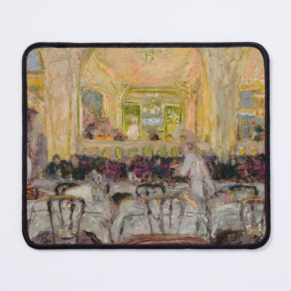 Item preview, Café Wepler, c. 1908–10, reworked in 1912. Edouard Vuillard (French, 1868–1940). Oil on fabric designed and sold by Vintage Designs +.