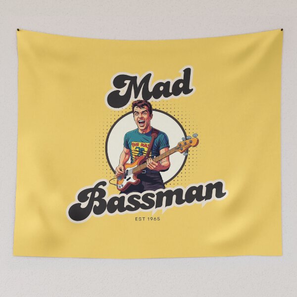 Item preview, Mad Bassman | Unleash the Groove designed and sold by RedDelaney.