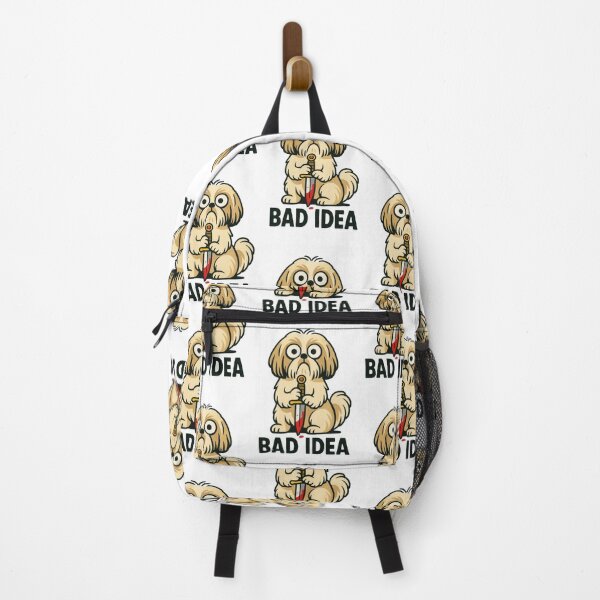 Item preview, Shih Tzu Cartoon Humor with Dagger designed and sold by Flying Doggo.